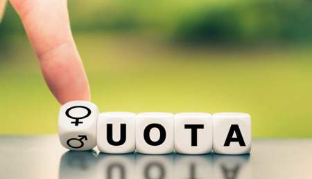 Ethics of Quotas dice that spell out the word quota